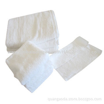 Hotel Wash Cloth, Made of Cotton, WhiteNew
